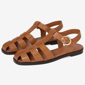 Stuart Weitzman Villa Fisherman Sandals - 7.5 - New